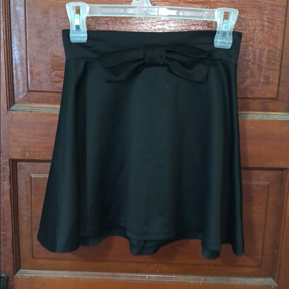 Black flowy skirt